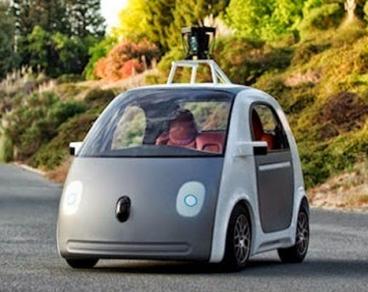 Early prototype for Google's self-driving car. Image: Google Blog.